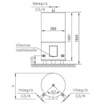  Hajdu Z 300 S ERP elektromos forróvíztároló 300 liter